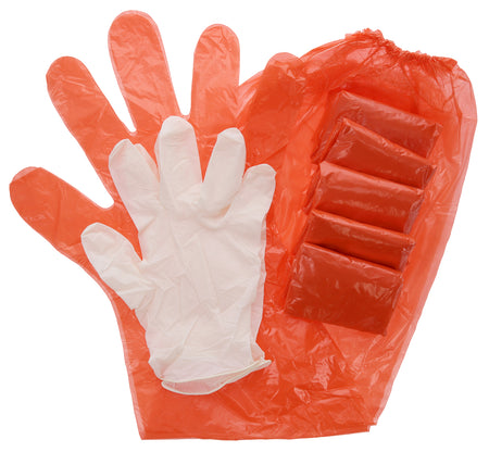 Hunters Specialties White Polymer Field Dressing Gloves 12 Pair OSFA
