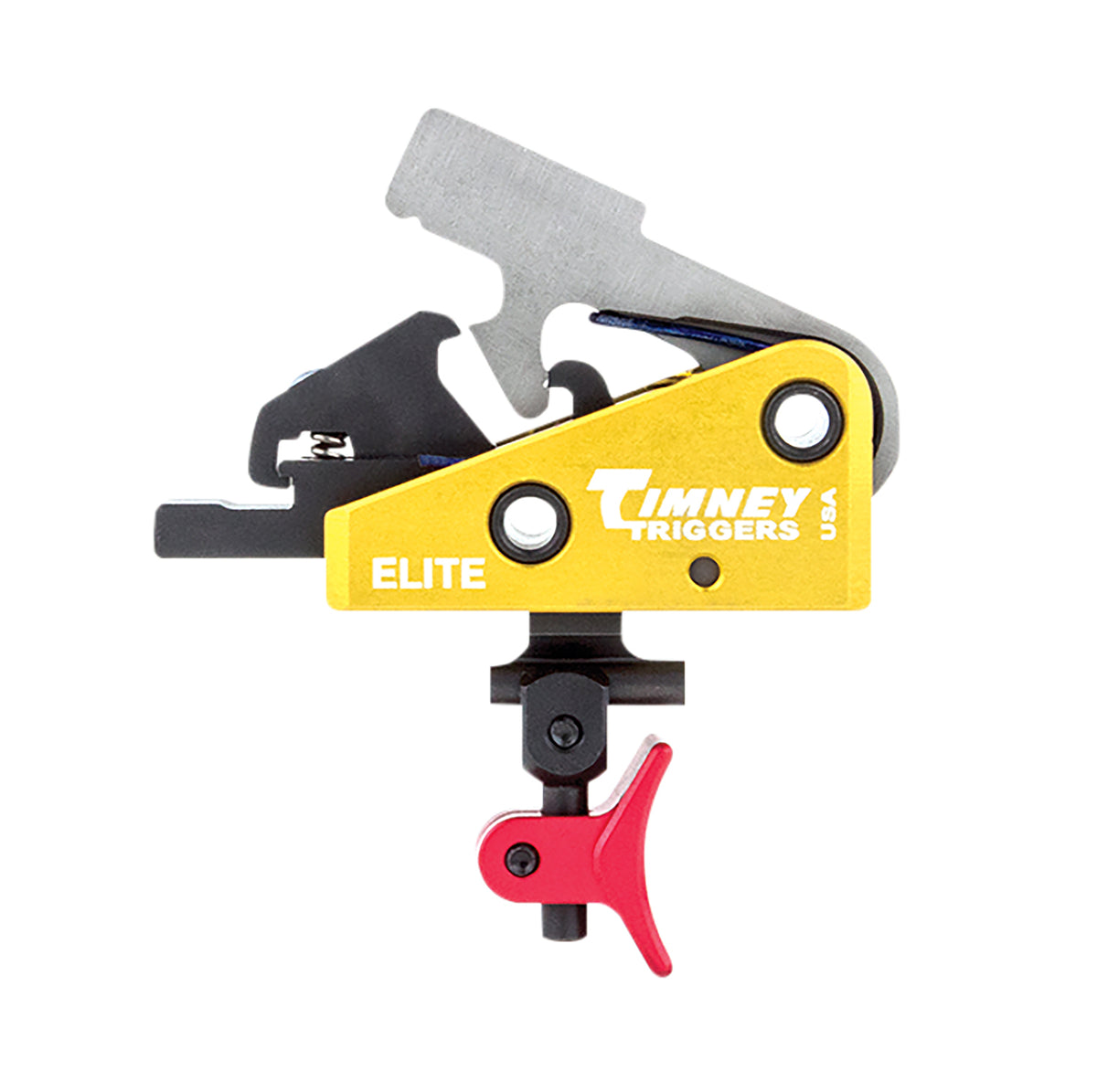Timney Calvin Elite AR Trigger 1.50-2 lbs Draw Weight Black/Gold Anodized