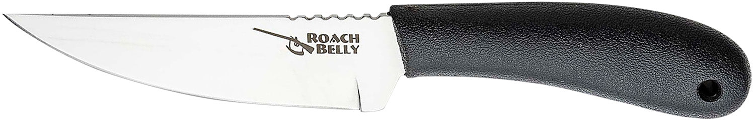 Cold Steel 20RBC 4.5" Roach Belly Fixed Serrated 4116 SS Blade Black Polypropylene Handle