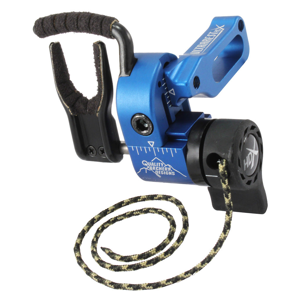 QAD UltraRest HDX Blue Right Hand Drop-Away Arrow Rest