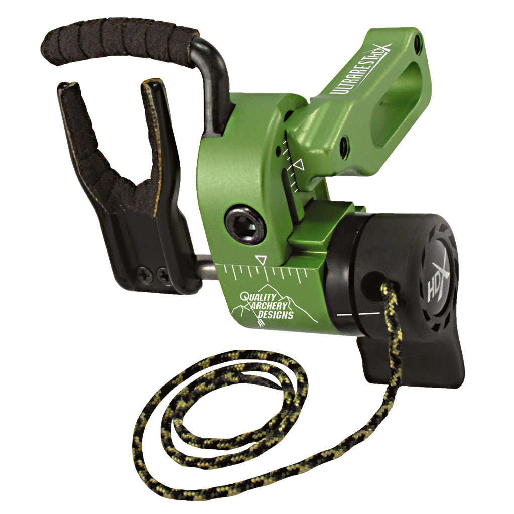 QAD UltraRest HDX Green Right Hand Drop-Away Arrow Rest