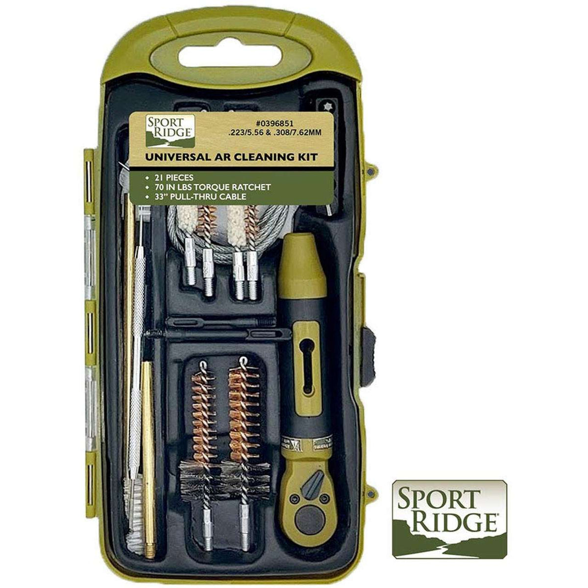 Sport Ridge Universal AR Cleaning 21-Piece Ratchet Kit .223 5.56 .308 7.62mm