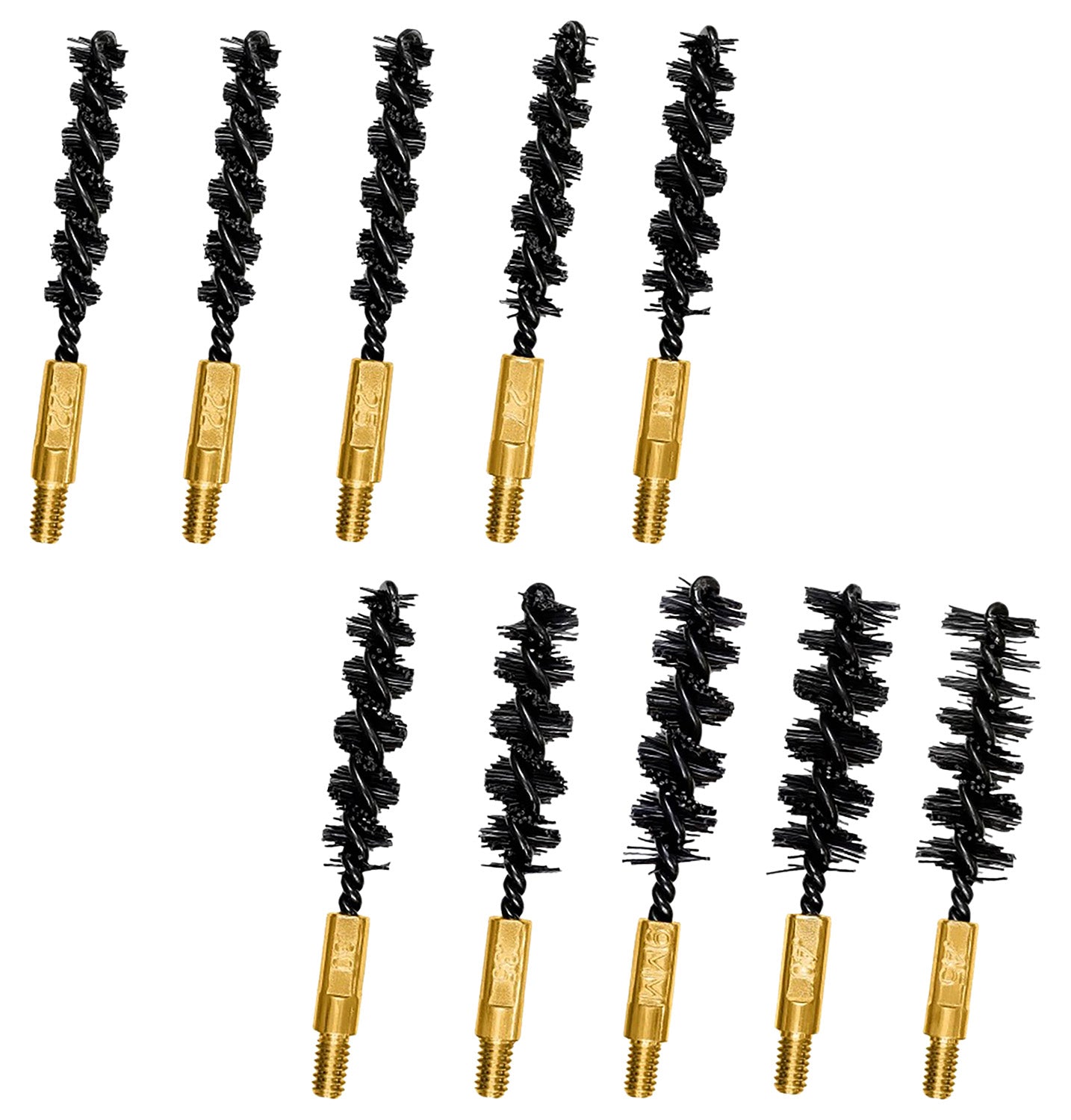Otis FG380BPN Multi-Caliber Nylon Bore Brush Set for Rifle and Pistol 10-Pack