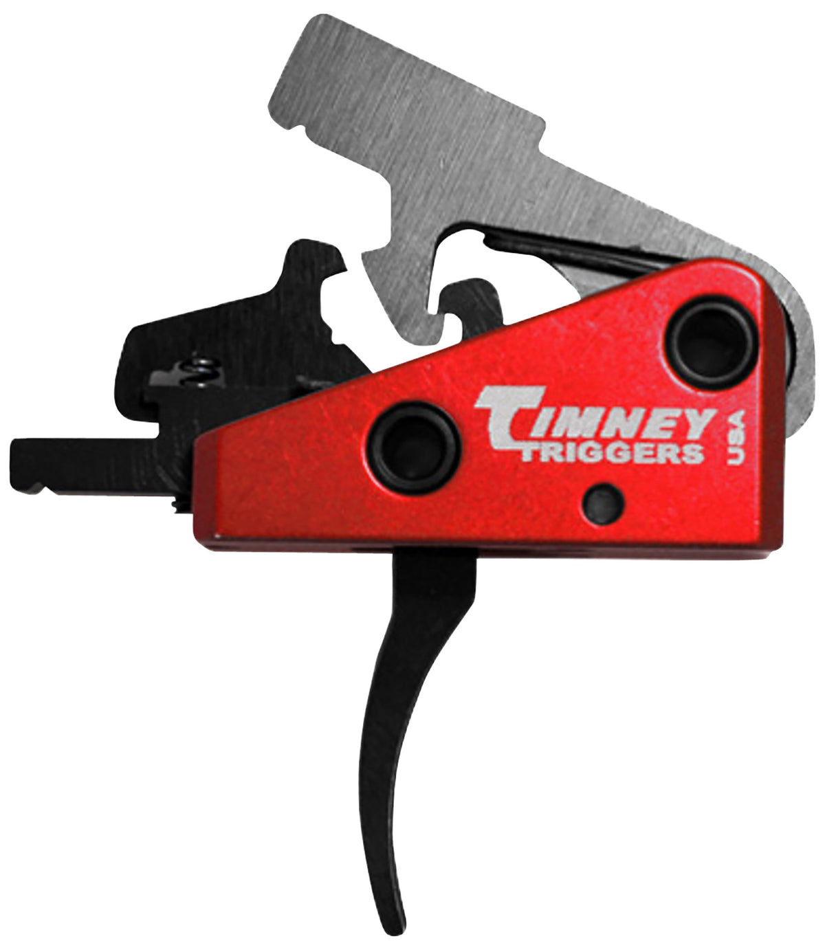 Timney Targa 662S Short Two-Stage Curved Drop-In AR-15 Trigger 2 lbs Black/Red