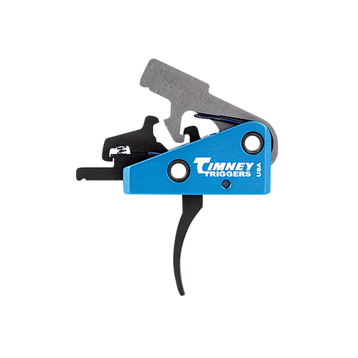 Timney Targa 663S Long Two-Stage Curved Drop-In AR-15 Trigger 2 lbs Black/Blue