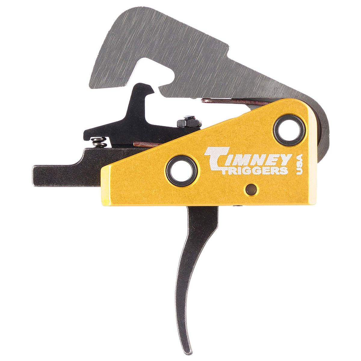 Timney Competition 670 Single-Stage Curved Drop-In AR-10 Trigger 4 lbs Black/Gold