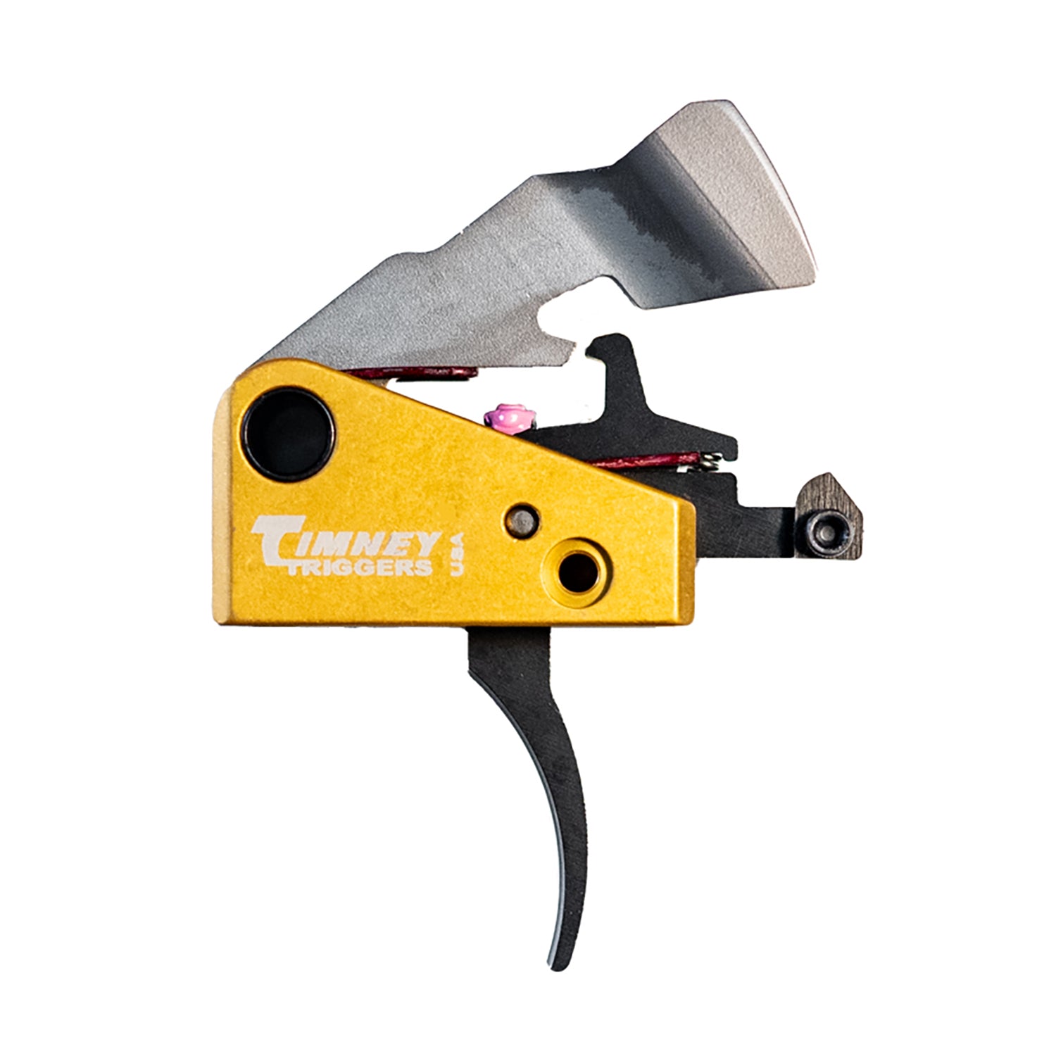 Timney Featherweight 691S Drop-In Single-Stage Curved Trigger for FN SCAR 17 Black/Gold
