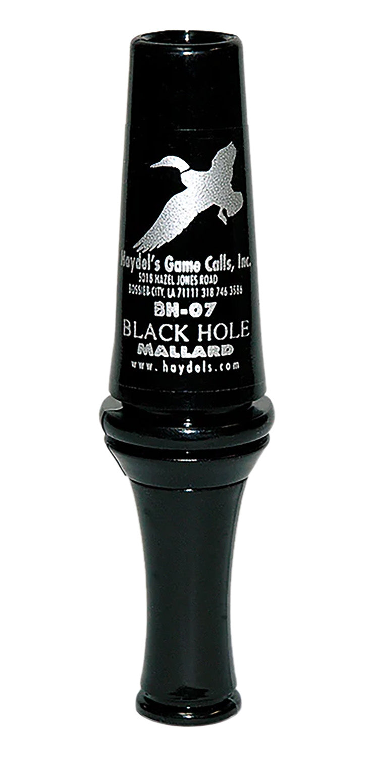 Haydel's BH07 Double Reed Black Hole Mallard Call - Black