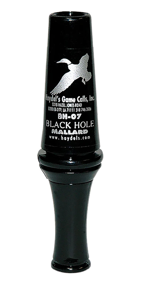 Haydel's BH07 Double Reed Black Hole Mallard Call - Black