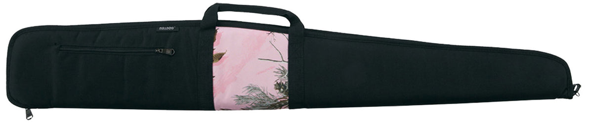 Bulldog BD215 Camo Panel Shotgun Case 52-Inch 1200 Denier Nylon Black Pink with Accessory Pocket