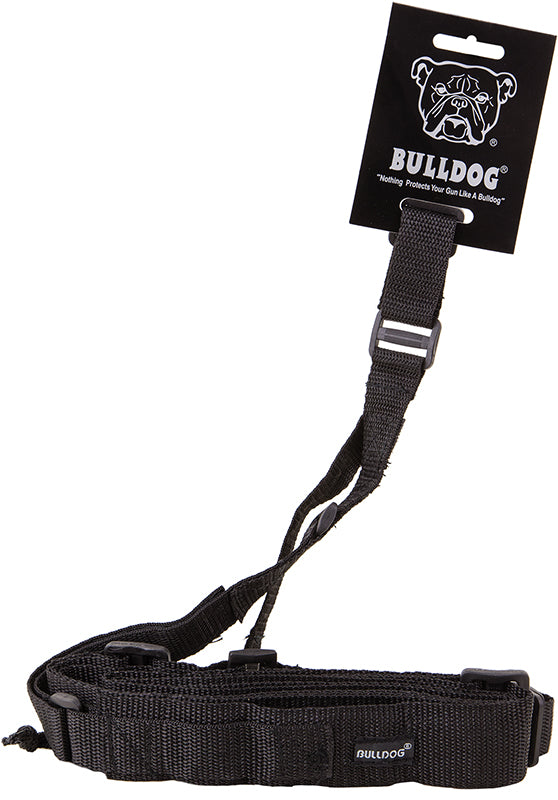 Bulldog BD825 Adjustable 3-Point Tactical Sling Black Nylon Webbing