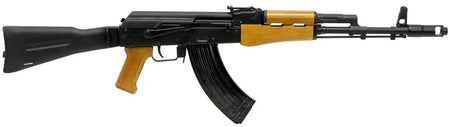 KALASHNIKOV KR-103 AK-47 7.62X39 RFL,BLK SYNTHETIC SIDE FLD STK, BLONDE WOOD,