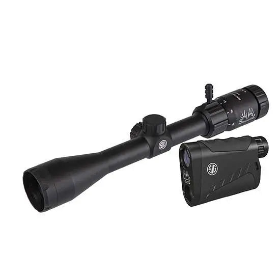 SIG Buckmasters 3-9x40mm Riflescope Laser Rangefinder Package