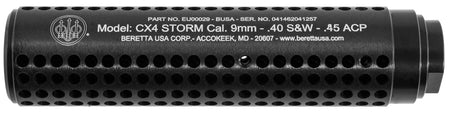 Beretta EU00029 CX4 Aluminum Barrel Shroud 9mm/40/45 Cal Matte Black
