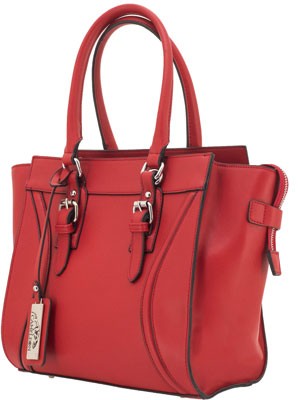 Cameleon Aphaea Red Concealed Carry Tote Handbag with CCW Pocket