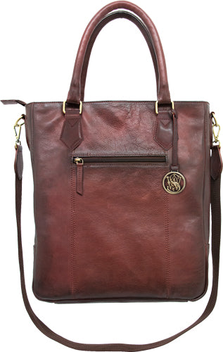 Cameleon S&W Flat Tote Burgundy Concealed Carry Handbag