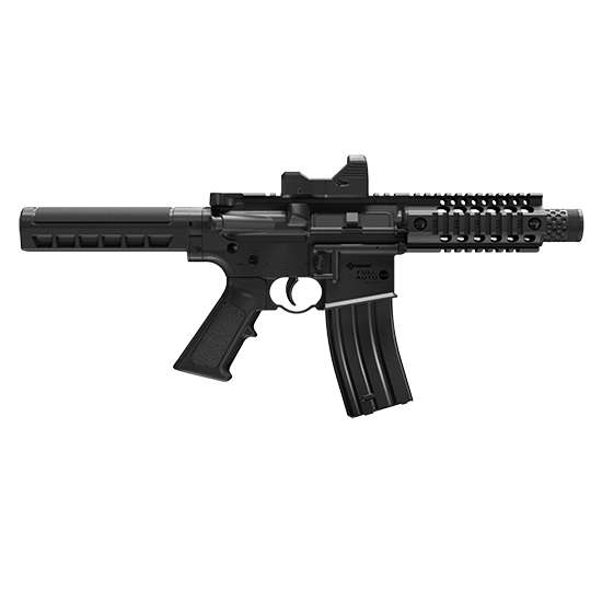 Crosman A4 CO2 Full Auto BB Air Pistol Black Case of 2