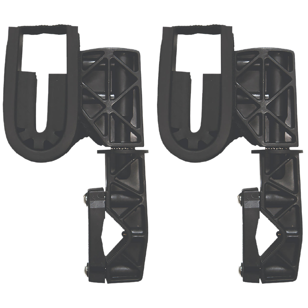 Rugged Gear 10100 Nylon Single Hook Gun Mount for ATV Rifle/Shotgun 2 Pack