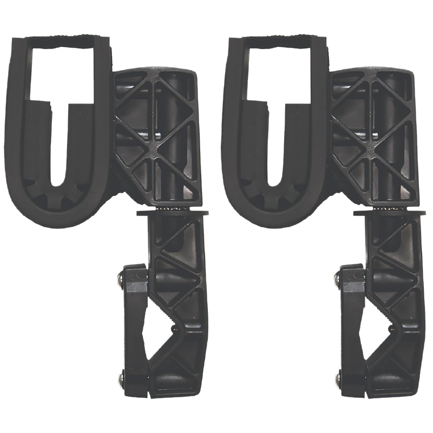 Rugged Gear 10100 Nylon Single Hook Gun Mount for ATV Rifle/Shotgun 2 Pack