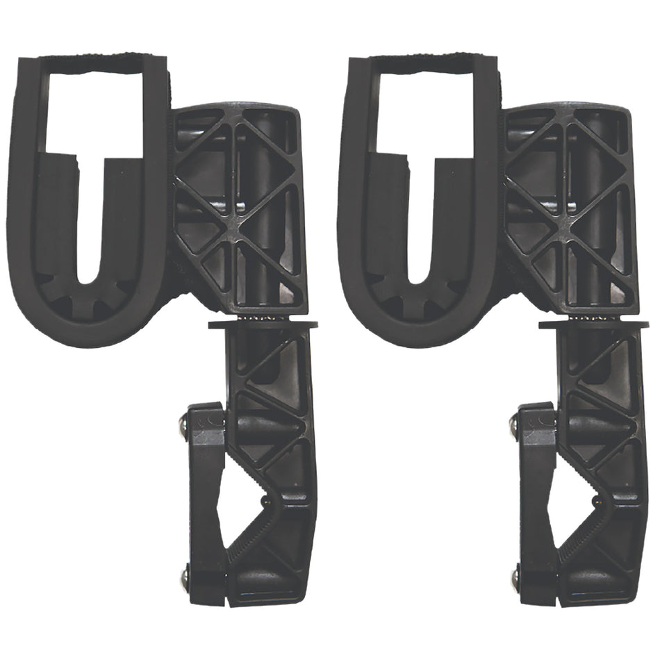 Rugged Gear 10100 Nylon Single Hook Gun Mount for ATV Rifle/Shotgun 2 Pack