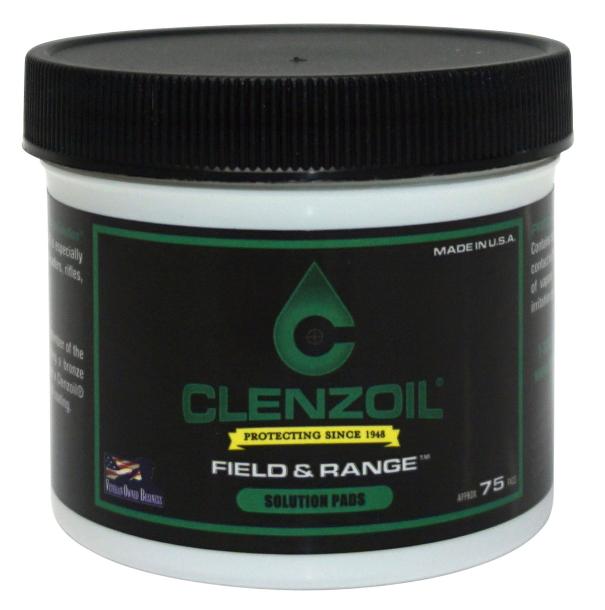 Clenzoil 2014 .50 Cal/12 Gauge Cotton Cleaning Patches 75 Per Package