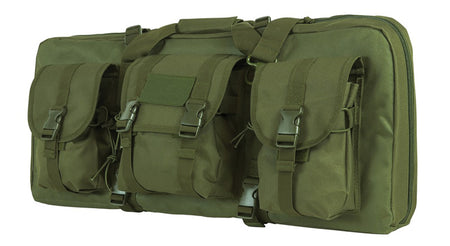 VISM 28" Deluxe AR/AK SubGun Dual Pistol Case Green