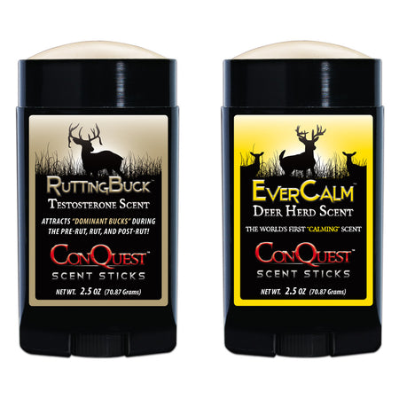 ConQuest Rutting Buck and EverCalm Deer Scent Stick Set