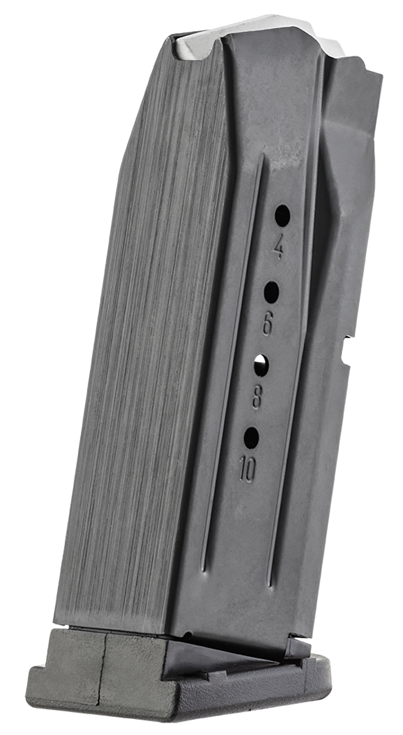 Smith & Wesson M&P Compact 10rd 9mm Luger Blued Steel Standard Floor Plate Magazine