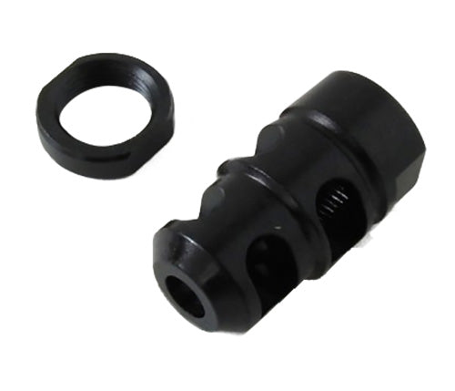 Kel-Tec Black Steel Muzzle Brake Kit 1/2"-28 tpi Threads for PLR-16