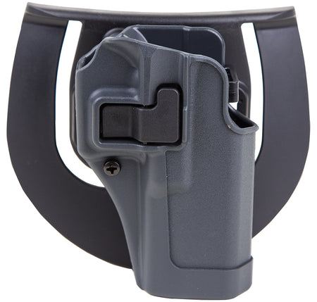 Blackhawk 413500BKR Serpa CQC Sportster Paddle Holster Size 00 Gun Metal Gray for Glock 17/22/31/47 Right Hand
