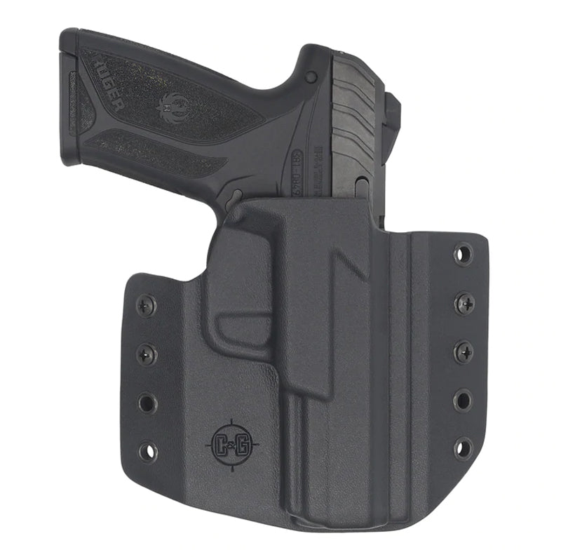 C&G OWB Covert Kydex Holster Ruger Security-9 RH Black