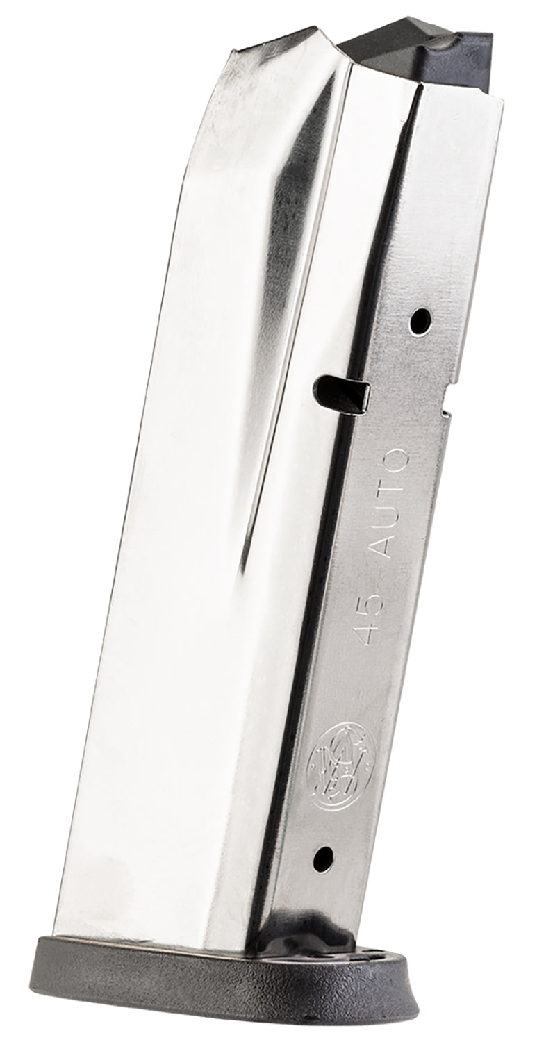 Smith & Wesson M&P 10rd .45 ACP Steel Pistol Magazine Black Baseplate