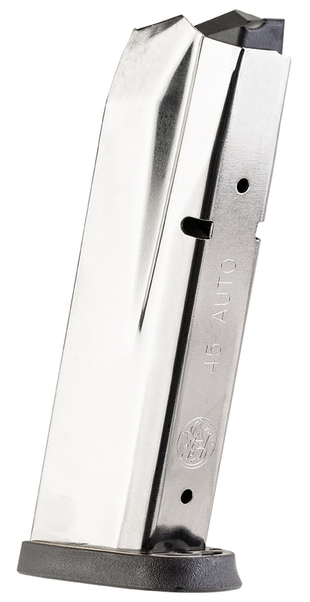 Smith & Wesson M&P 10rd .45 ACP Steel Pistol Magazine Black Baseplate