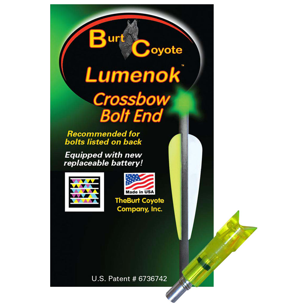 Lumenok Green Moon Gold Tip Crossbow Nocks Lighted 3 pk.