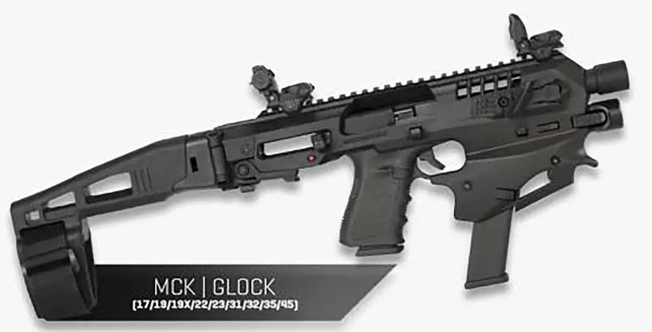 CAA Black MCK Chassis for Polymer 80 V1 & V2 Frames