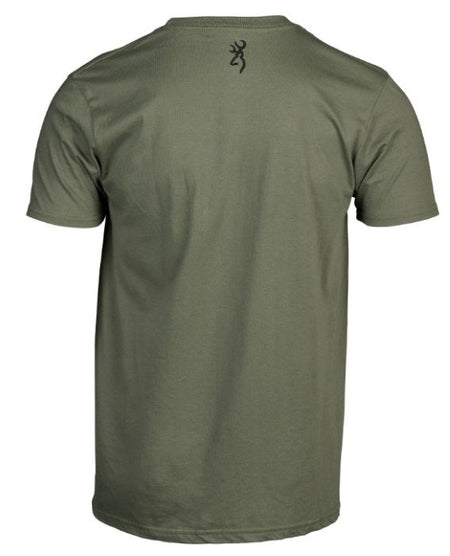 BROWNING SS T-SHIRT CAMO BUCKMARK GREEN/OVIX LARGE