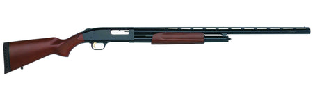 Mossberg 50120 500 All Purpose Full Size 12 Gauge Pump 3" 5+1 28" Blued Vent Rib Barrel, Blued Integral Scope Mount Steel Receiver, Fixed Hardwood Stock, Right Hand, Accu-Set Chokes