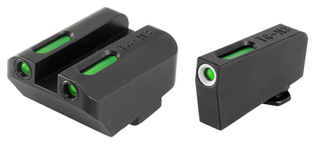 TruGlo TFX Low Suppressor Height Tritium Fiber Optic Iron Sight Set – Glock Compatible (No MOS)