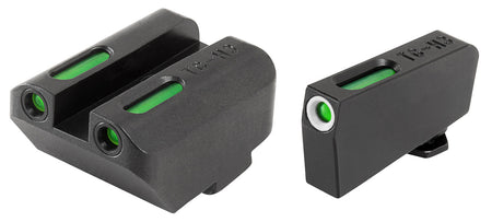 TruGlo TFX TG13GL5A Green Tritium Fiber Optic Iron Sight Set – Front & Rear