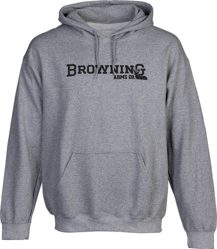 BROWNING HOODIE BACKFENCE HEATHER GRAY LARGE
