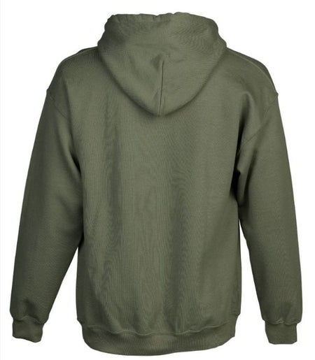 BROWNING HOODIE VINTAGE EMBLEM WHITETAIL GREEN LARGE