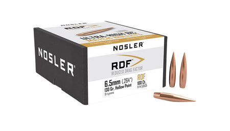 Nosler 53505 RDF Reduced Drag Factor 6.5 Creedmoor 130gr HPBT 100/Box