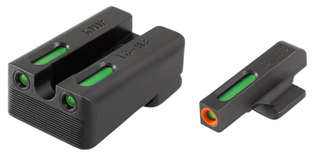 TruGlo TG13KM1PC TFX Pro Kimber Pistol Tritium & Fiber Optic Replacement Sight Pair