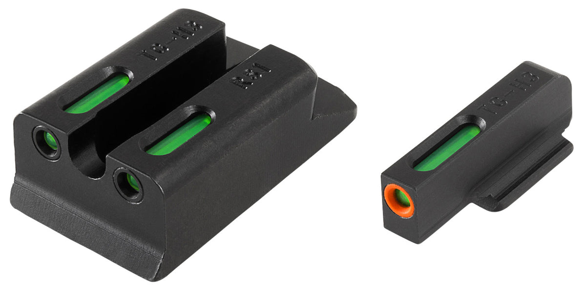TruGlo TG13RS1PC TFX Pro Ruger Pistol Tritium & Fiber Optic Replacement Sight Pair