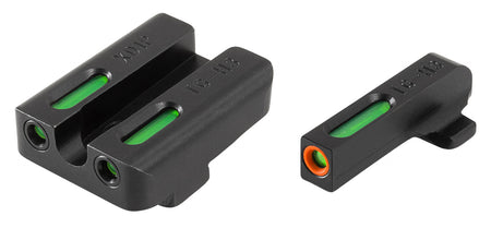 TruGlo TFX Pro TG13XD1PC Black Green Tritium & Fiber Optic Pistol Sight Set