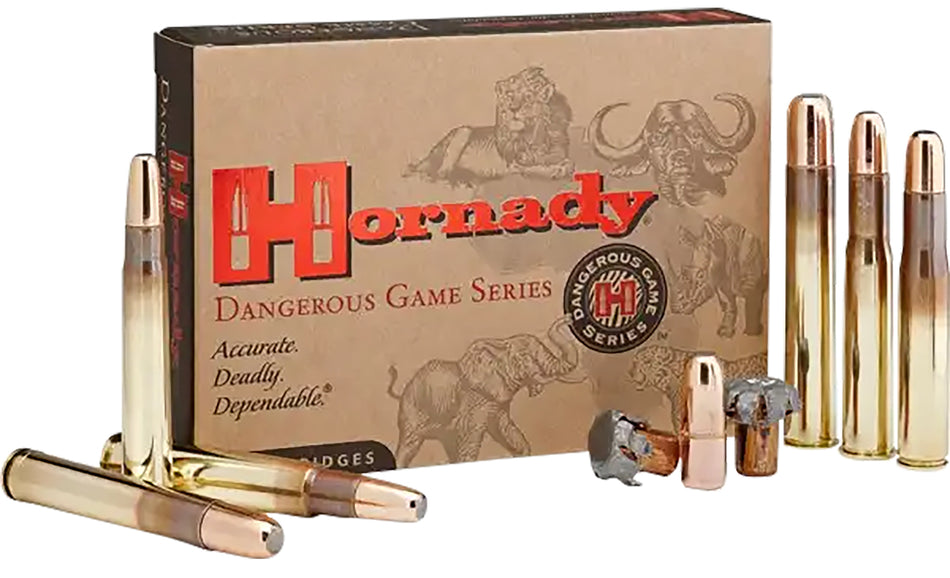 Hornady Dangerous Game DGX Bonded 300 Grain .375 H&H Mag 2530 fps 090255823349