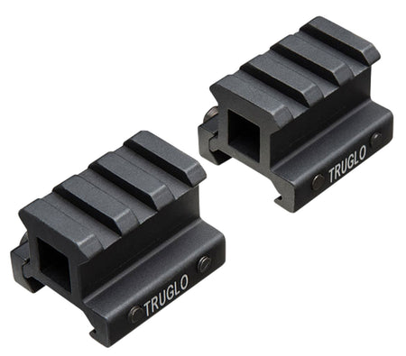 TruGlo Picatinny Riser Mount TG8982B Matte Black Anodized