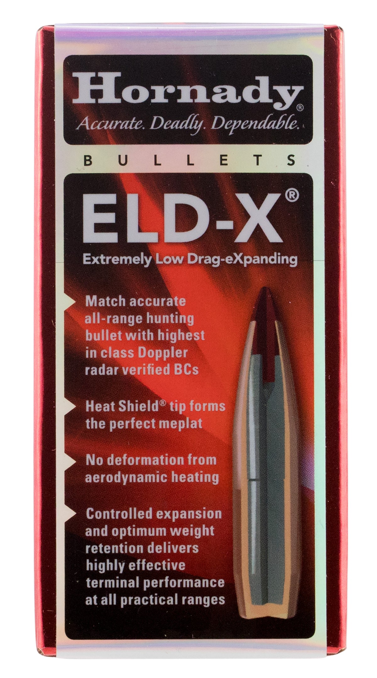 Hornady 25418 ELD-X .257 110 Grain Hunting Bullets 100 Per Box