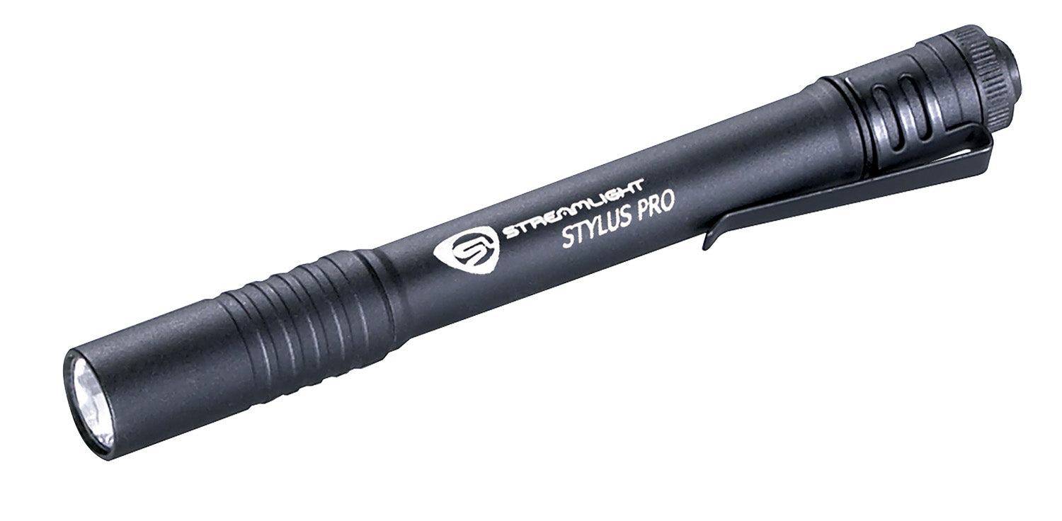 Streamlight 66118 Stylus Pro Compact PenLight Black 100 Lumens C4 LED AAA Powered