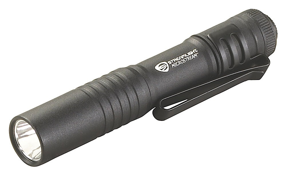 Streamlight 66318 MicroStream Compact Pocket Light Black Anodized 45 Lumens LED
